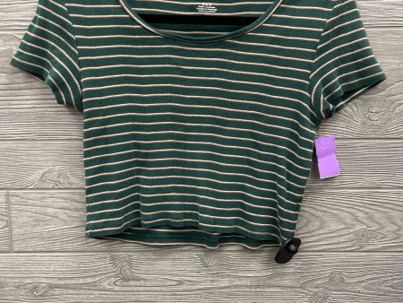 Top Short Sleeve By American Eagle In Green, Size: M Online Hot Sale