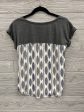 Top Short Sleeve By Rewind In Grey, Size: M on Sale