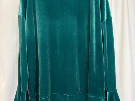 Top Long Sleeve By Worthington In Green, Size: Xlp Online now