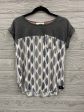 Top Short Sleeve By Rewind In Grey, Size: M on Sale