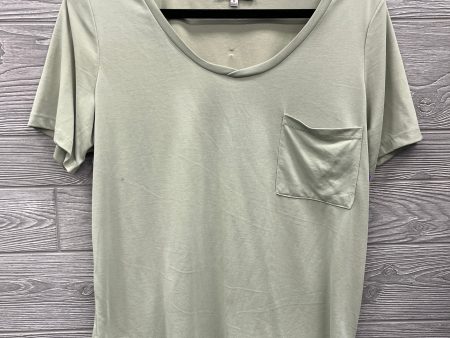 Top Short Sleeve Basic By Love Tree In Green, Size: M Sale