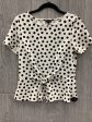 Top Short Sleeve By Talbots In Polkadot Pattern, Size: M Cheap