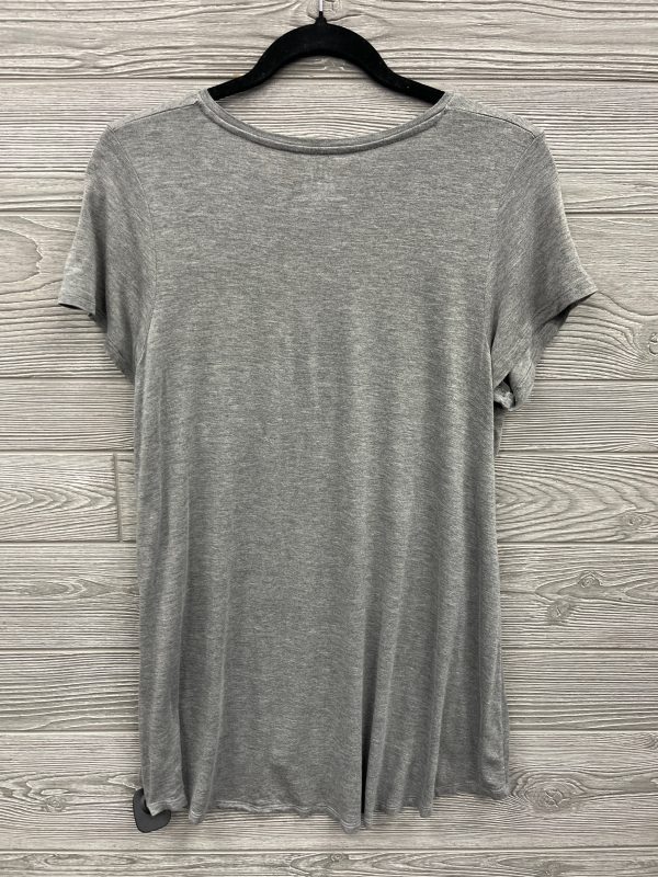 Top Short Sleeve By Hue In Grey, Size: M Cheap