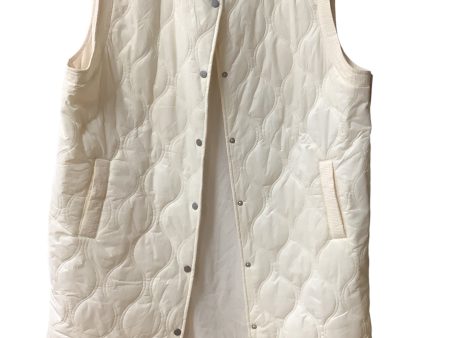 Vest Puffer & Quilted By Clothes Mentor In Cream, Size: 2x Hot on Sale