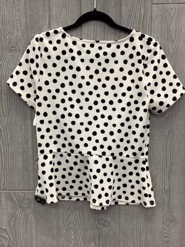 Top Short Sleeve By Talbots In Polkadot Pattern, Size: M Cheap