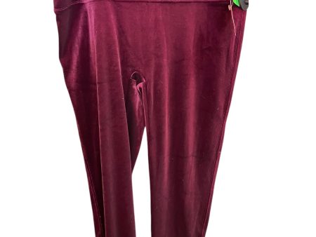 Pants Leggings By Spanx In Maroon, Size: 3x Fashion