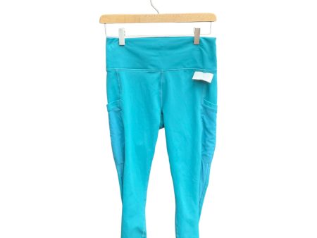 Athletic Capris By Fabletics In Aqua, Size: M Supply