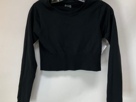 Athletic Top Long Sleeve Crewneck By Aerie In Black, Size: M Online Sale