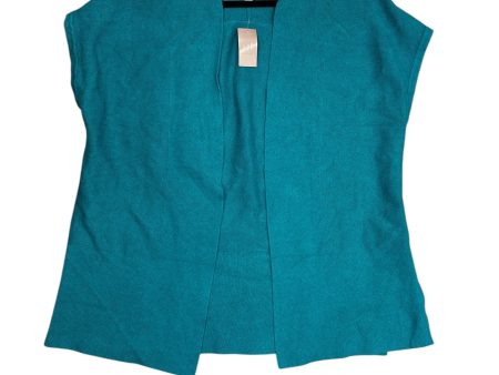 Vest Other By J. Jill In Teal, Size: L For Cheap