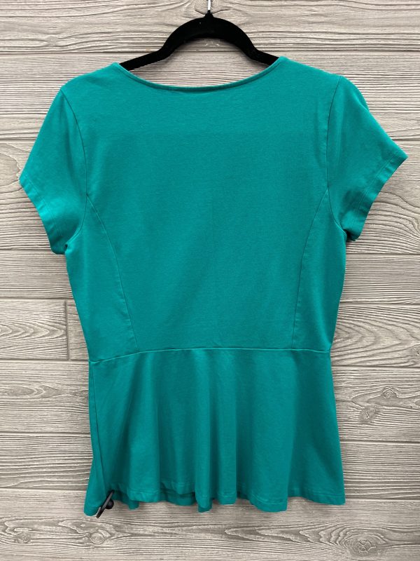 Top Short Sleeve By Isaac Mizrahi Live Qvc In Green, Size: M Online now