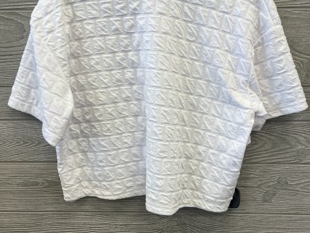 Top Short Sleeve By A New Day In White, Size: S Cheap