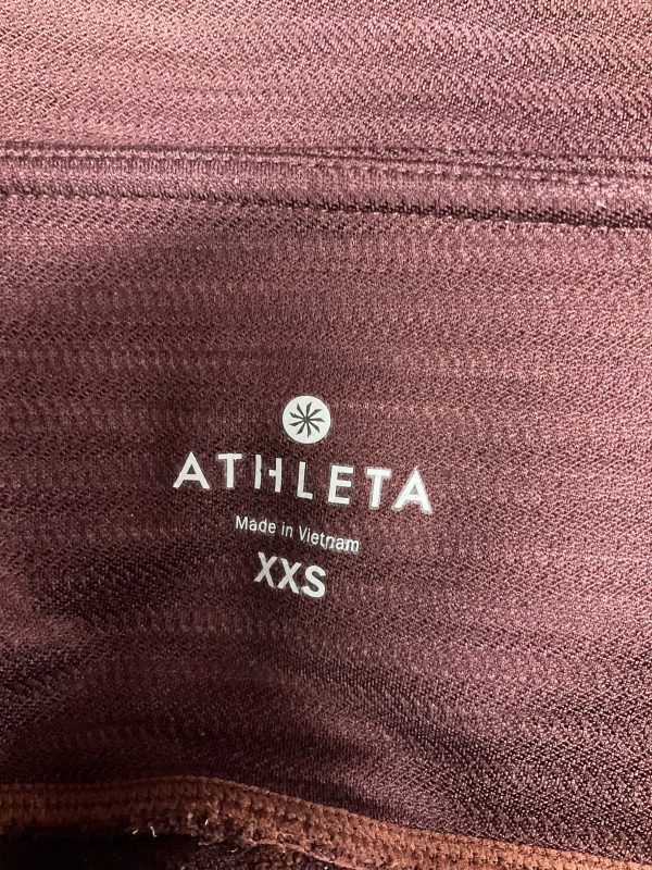 Athletic Leggings By Athleta In Purple, Size: Xxs For Sale