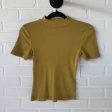 Top Short Sleeve Basic By Anthropologie In Green, Size: Xs Sale