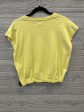 Top Short Sleeve By Madewell In Yellow, Size: M Cheap