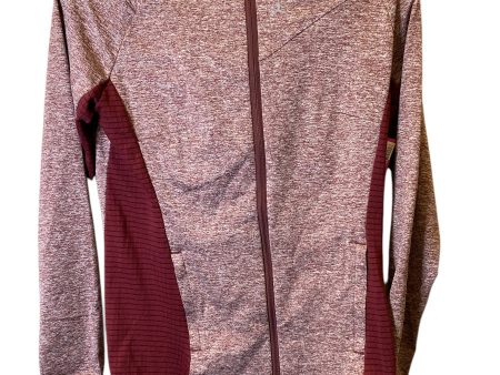 Athletic Jacket By Danskin In Maroon, Size: S Online Hot Sale