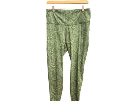 Athletic Leggings By All In Motion In Snakeskin Print, Size: L on Sale