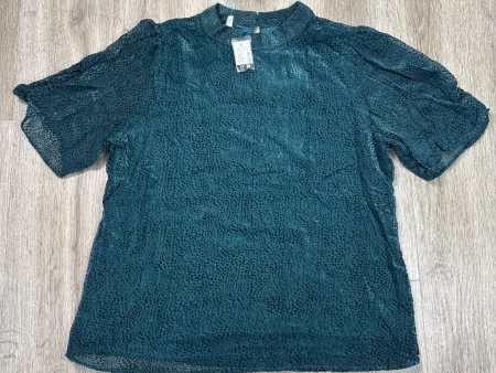 Top Short Sleeve By Maurices In Teal, Size: L Fashion