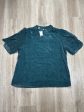 Top Short Sleeve By Maurices In Teal, Size: L Fashion