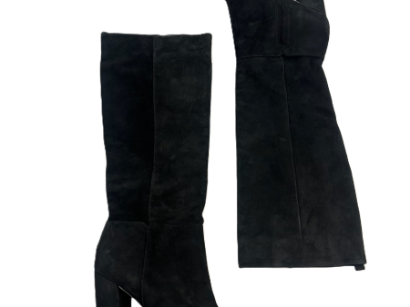 Boots Knee Heels By Sam Edelman In Black, Size: 10 Online now