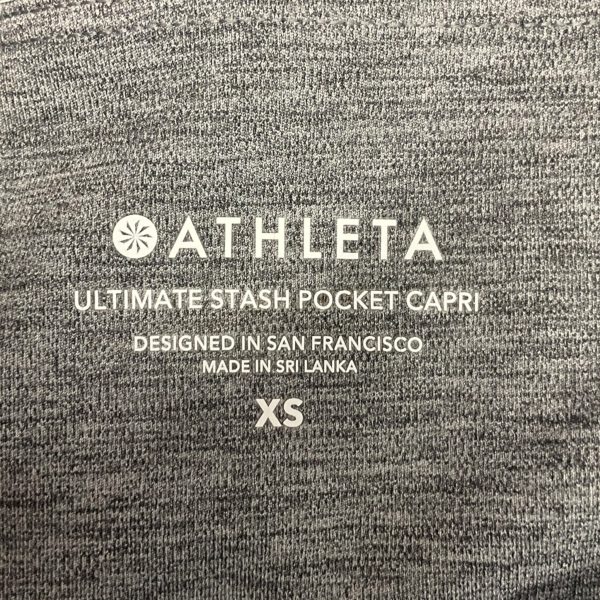 Athletic Leggings Capris By Athleta In Grey, Size: Xs For Sale