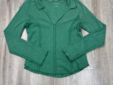 Top Long Sleeve By Pilcro In Green, Size: M Online