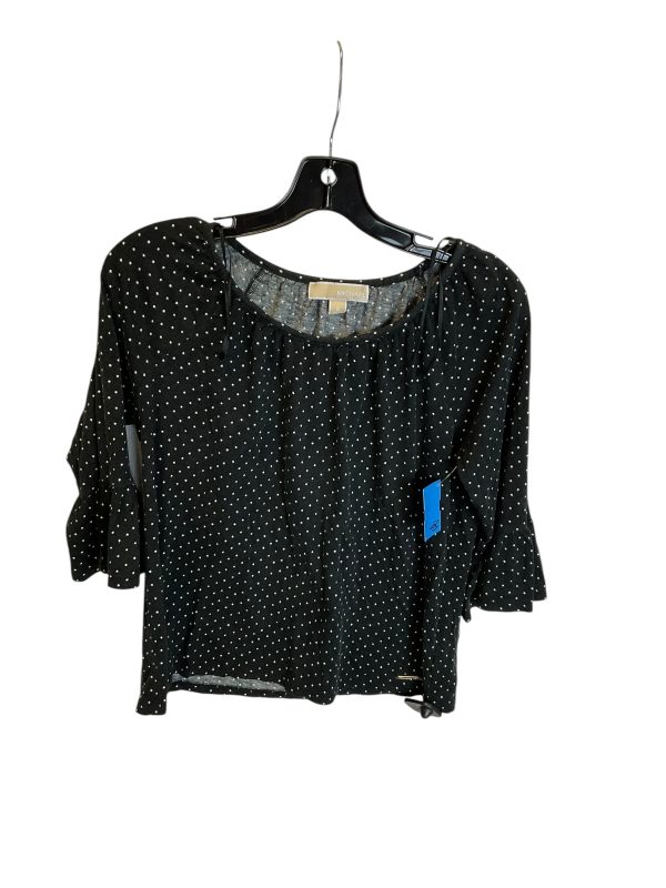 Top 3 4 Sleeve By Michael By Michael Kors In Black, Size: S on Sale