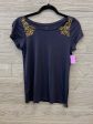 Top Short Sleeve By Loft In Blue, Size: Xs For Cheap