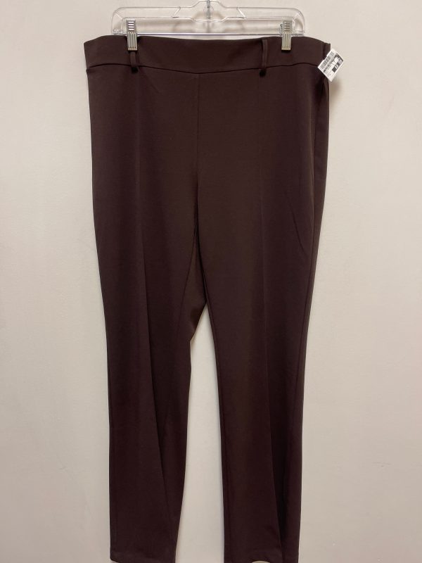 Pants Leggings By Clothes Mentor In Bronze, Size: 14 For Sale