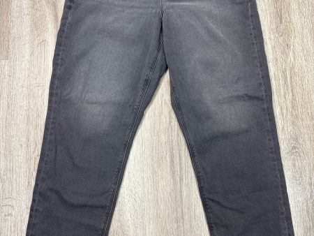 Jeans Boyfriend By American Eagle In Black Denim, Size: 12 on Sale