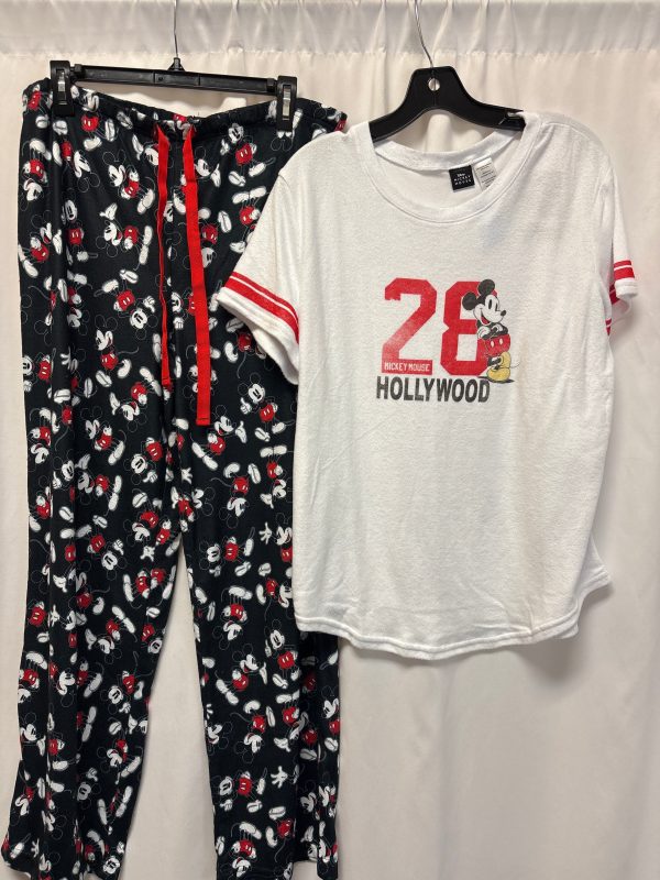 Pajamas 2pc By Disney Store In White, Size: L Cheap