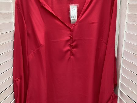 Top Long Sleeve By New York And Co In Pink, Size: Xl Supply