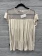 Top Short Sleeve By Oddi In Cream, Size: M For Cheap