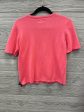 Top Short Sleeve By Liz Baker In Pink, Size: M Online Hot Sale