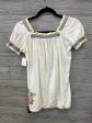 Top Short Sleeve By Maurices In Cream, Size: S For Discount