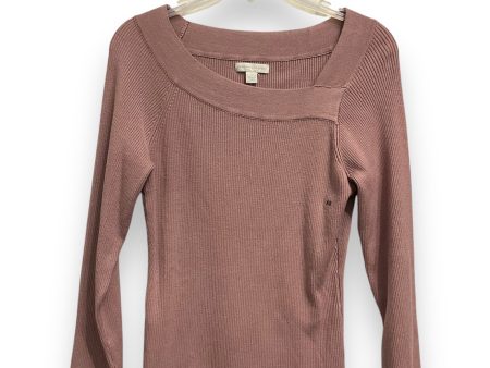 Top Long Sleeve Basic By New York And Co In Purple, Size: Xs Sale