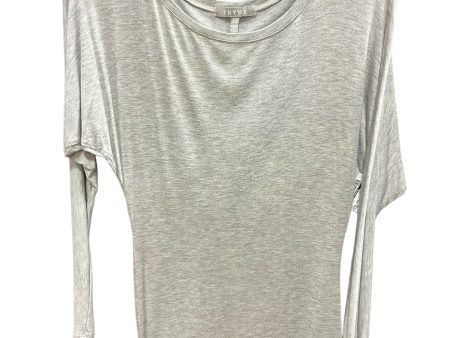 Tunic Long Sleeve By Clothes Mentor In Grey, Size: Xs on Sale