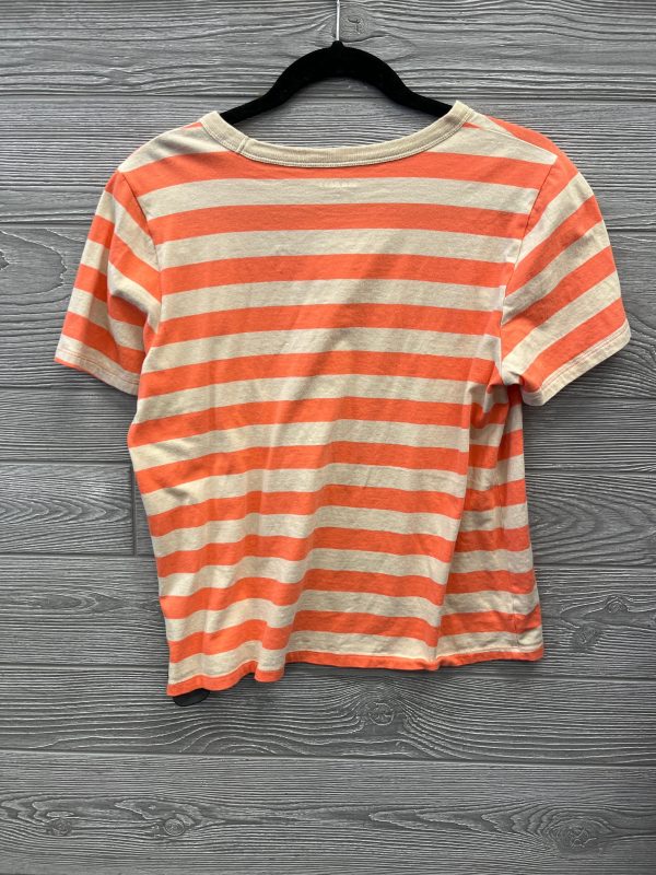 Top Short Sleeve By Old Navy In Striped Pattern, Size: M Online