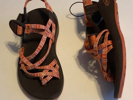 Sandals Flats By Chacos In Brown & Orange, Size: 6 Online