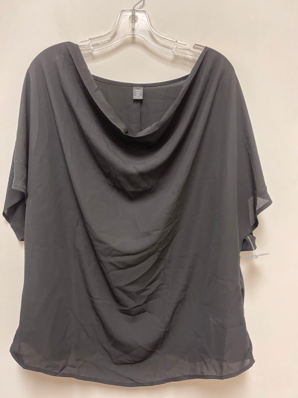 Top Short Sleeve By Shein In Black, Size: Xl Online Hot Sale