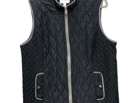 Vest Puffer & Quilted By Charter Club In Black, Size: Xxl Supply