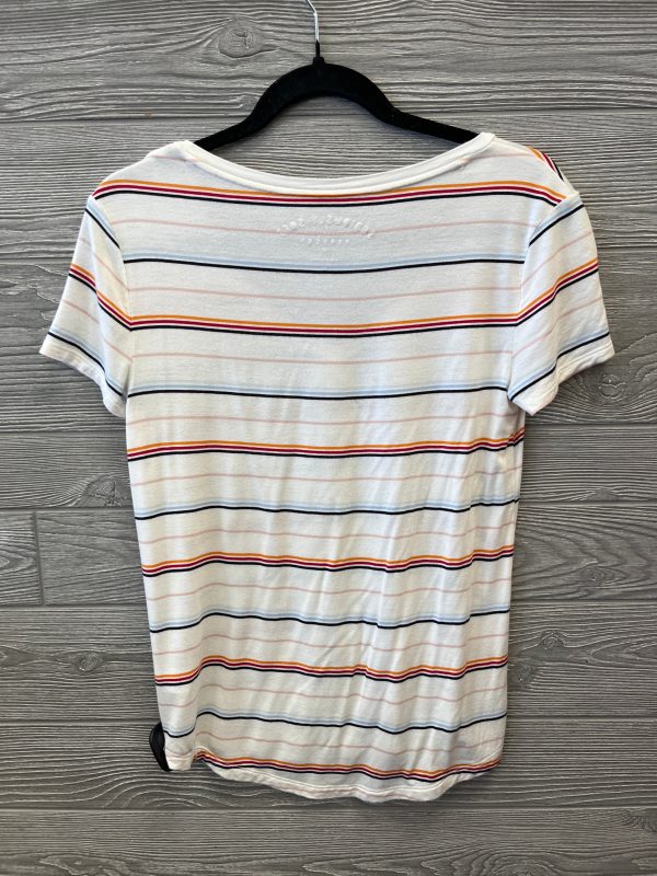 Top Short Sleeve By Clothes Mentor In Striped Pattern, Size: Xs For Discount