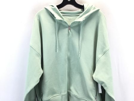 Athletic Jacket By Old Navy In Green, Size: Xxl Cheap