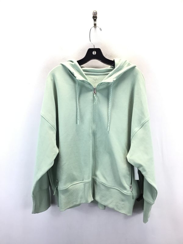 Athletic Jacket By Old Navy In Green, Size: Xxl Cheap