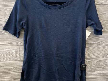 Top Short Sleeve By J. Jill In Blue, Size: Petite   Xs Online Hot Sale