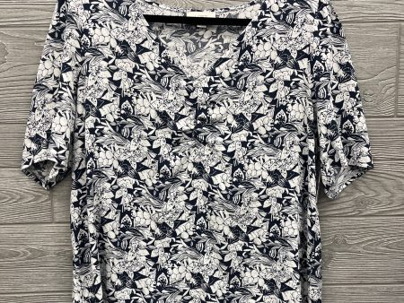 Top Short Sleeve By Loft In Blue, Size: M Online