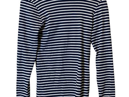 Top Long Sleeve Basic By J. Crew In Striped Pattern, Size: S on Sale