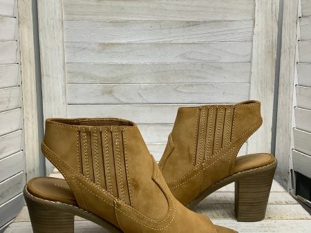 Boots Ankle Heels By Maurices In Tan, Size: 7.5 Online now