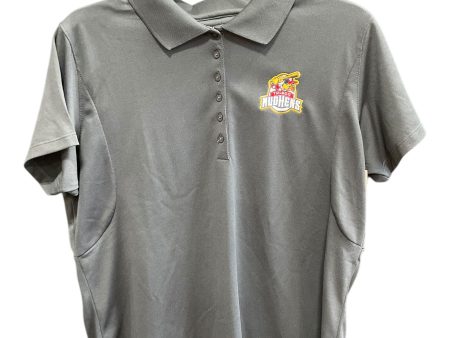 Athletic Top Short Sleeve By Clothes Mentor In Grey, Size: L Fashion