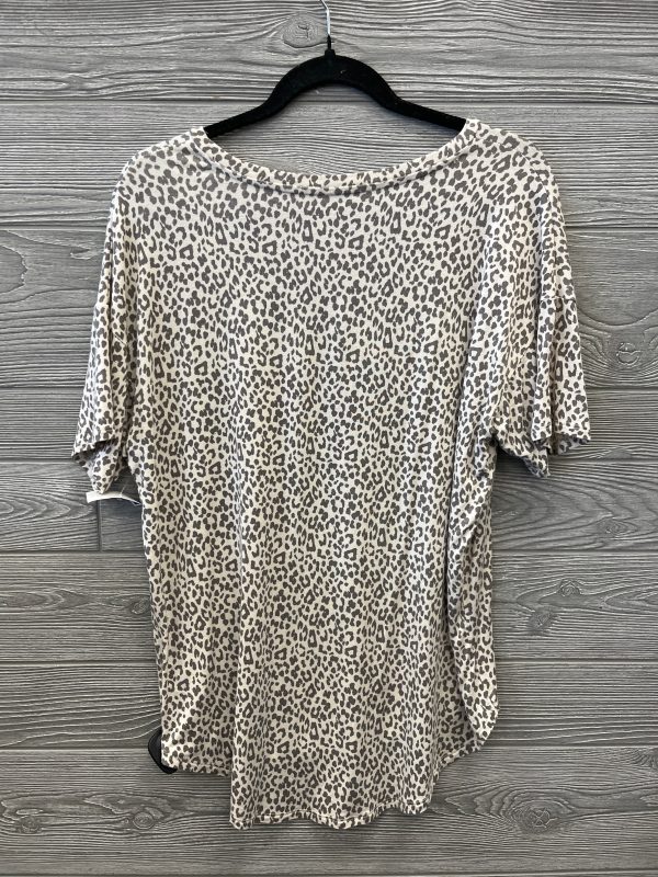 Top Short Sleeve By American Eagle In Animal Print, Size: S Fashion