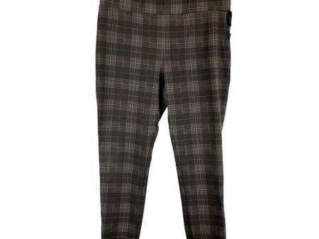 Pants Leggings By Logg In Plaid Pattern, Size: L Online Sale